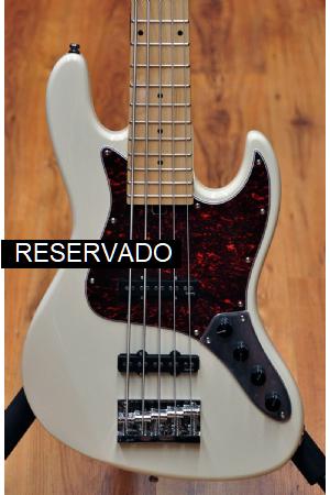 Sadowsky MetroExpress 21 Fret Vintage JJ Maple 5 Solid Olympic White High Polish Sadowsky MetroExpress 21 Fret Vintage JJ Maple 5 Solid Olympic White High Polish